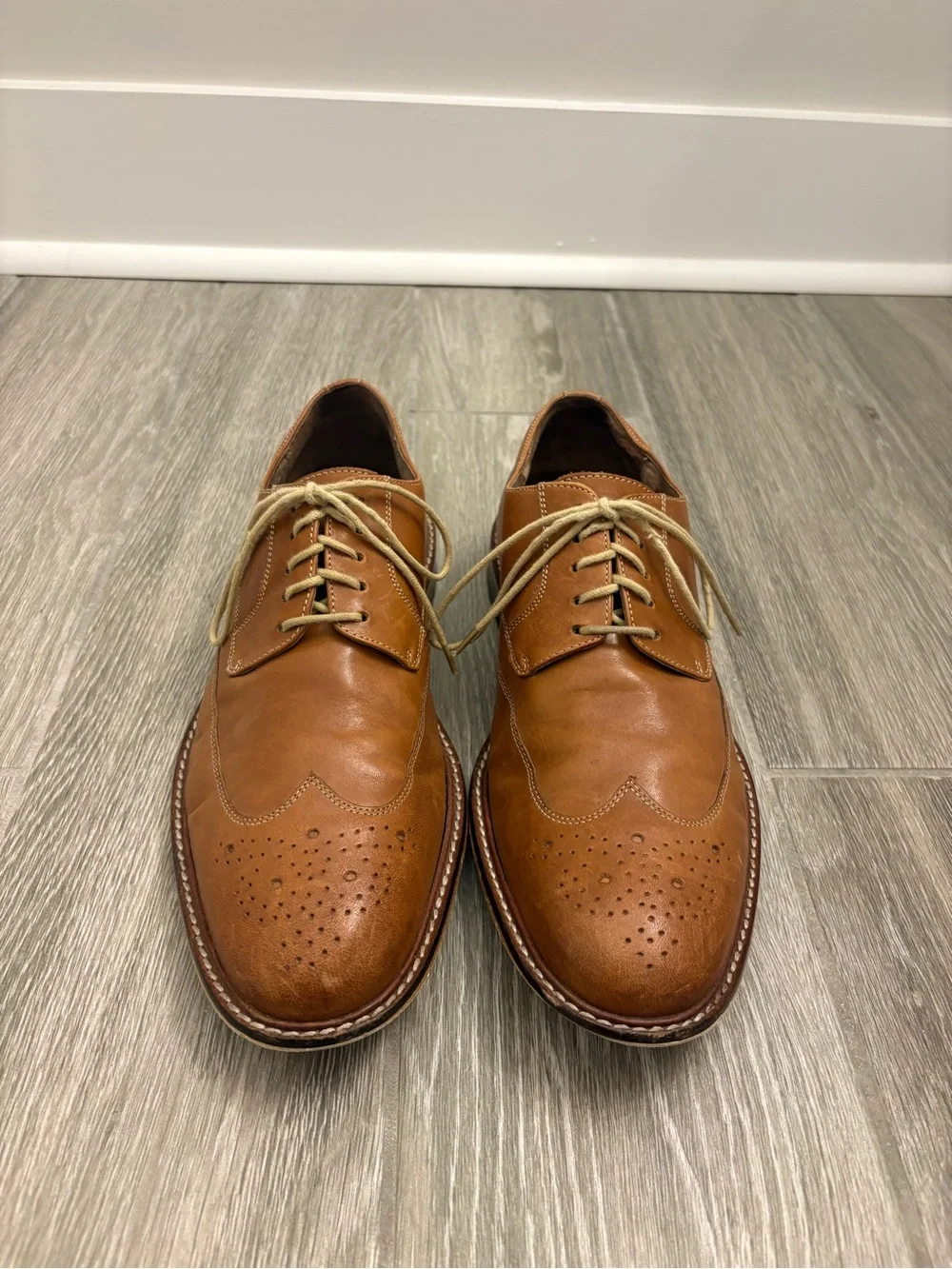 banana republic brown leather dress Men's Tan Shoes status_sale